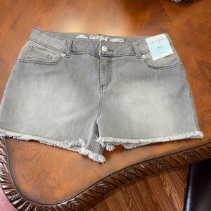 Cat & Jack Kids Gray Denim Shorts